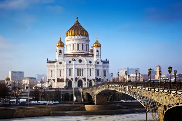 Catedral de Cristo Salvador en Moscú — Foto de Stock