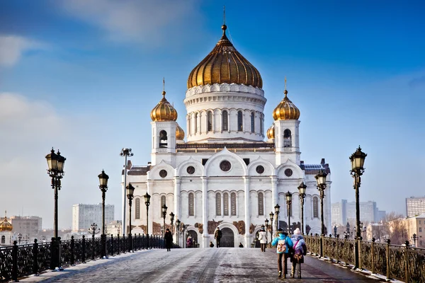 Собор Христа Спасителя в Москве — стоковое фото