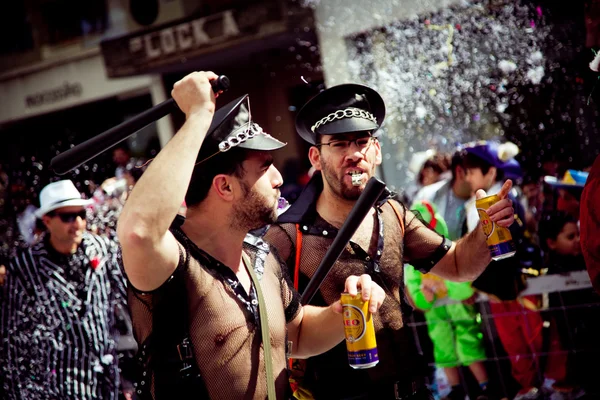 Karnevalsumzug in Limassol auf Zypern — Stockfoto