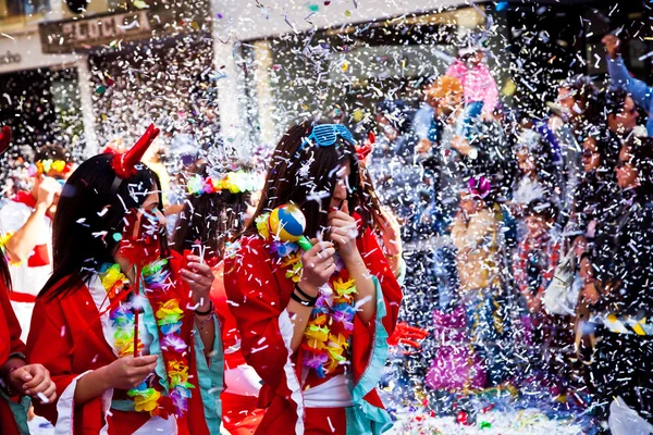 Limassol Carnival Parade in Cyprus — Stock Photo, Image