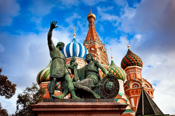 Minin en Pozjarski monument in Moskou — Stockfoto