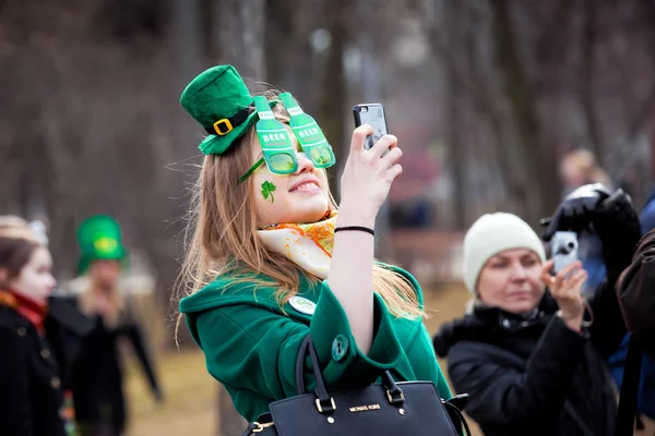 St. Patrick 's Day in Moskau — Stockfoto