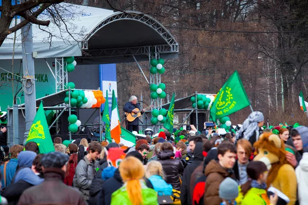 Den svatého Patrika v Moskvě — Stock fotografie