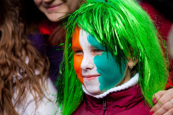 St. patrick's day i Moskva — Stockfoto