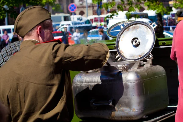 Victory day celebrations in Moscow — Stock Photo, Image