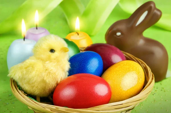 Colorful Easter arrangement — Stock Photo, Image