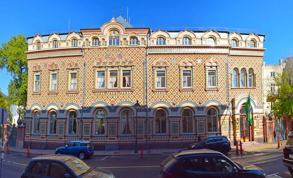 1876 Byggde Arkitekten Alexander Kaminsky Ett Hus Rysk Stil För — Stockfoto