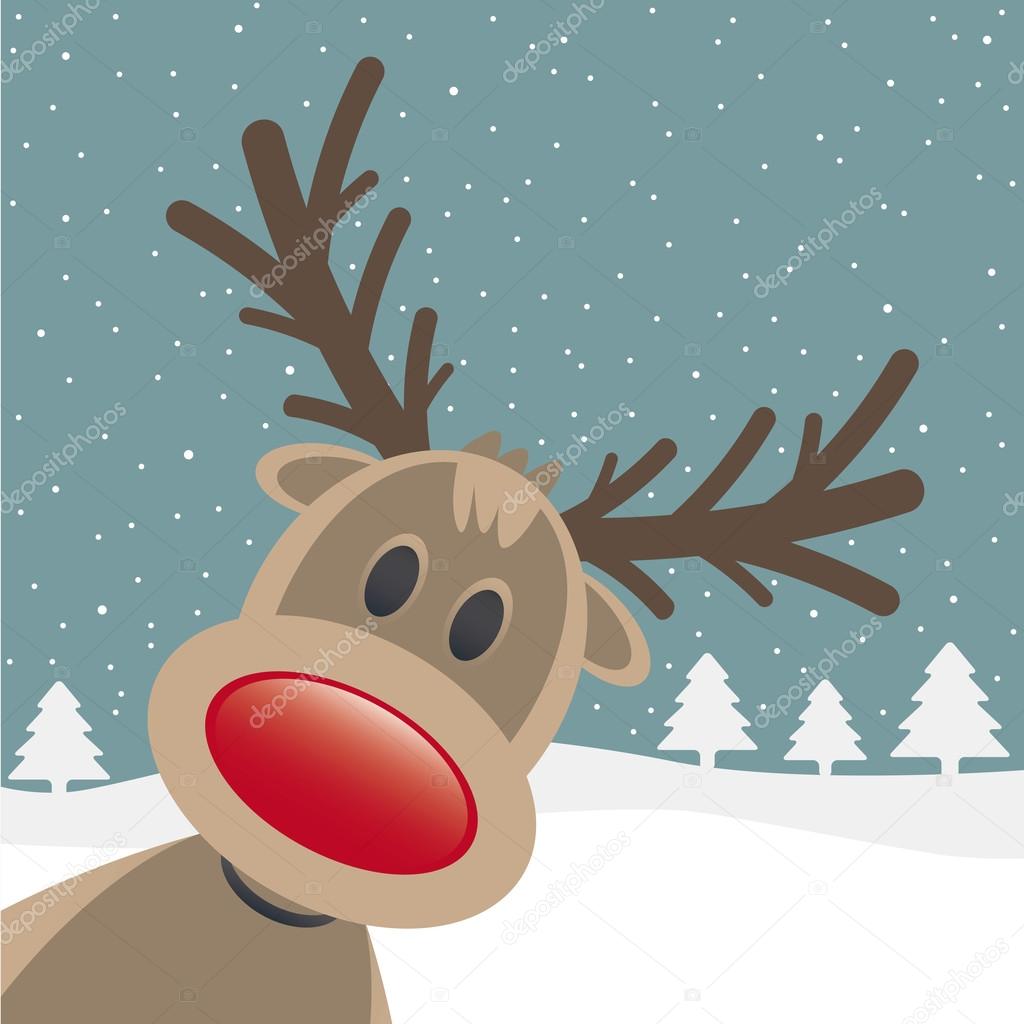 Rudolph red nose look