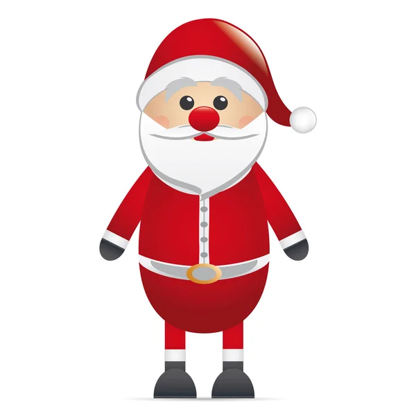 Santa clause red nose — Stock Photo, Image