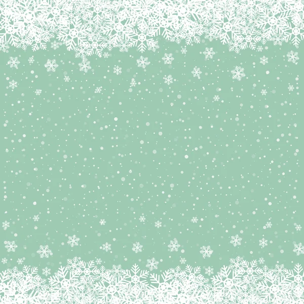 Caída copo de nieve estrellas de nieve marrón fondo blanco — Archivo Imágenes Vectoriales