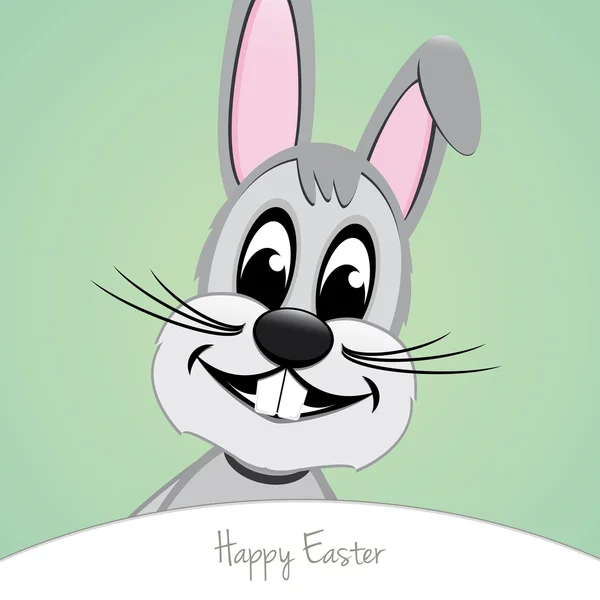 Veselý velikonoční zajíček — Stockový vektor