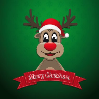 neşeli Noel Reindeer şerit