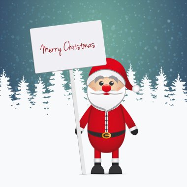 Noel Baba tutun işaret mutlu Noeller