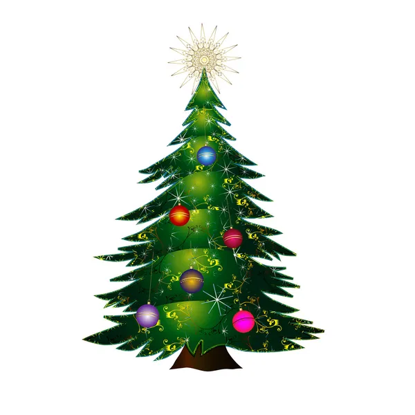 Árbol de Navidad — Vector de stock