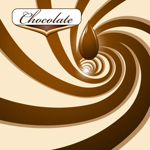 Csokoládé háttér — Stock Vector