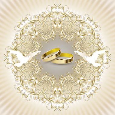 düğün davetiye kartı güzel süslemeleri ile