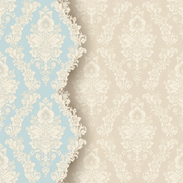 Vintage damask davetiye