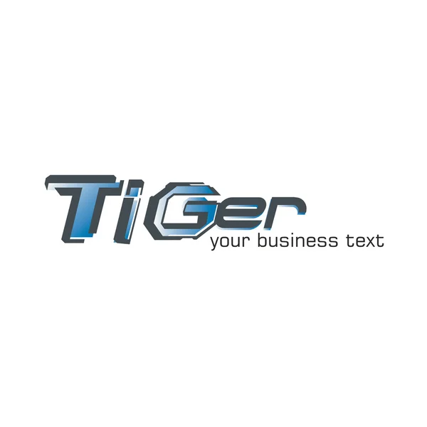 Logo tigre — Archivo Imágenes Vectoriales