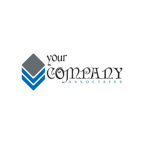 Inmobiliaria logo empresa — Vector de stock