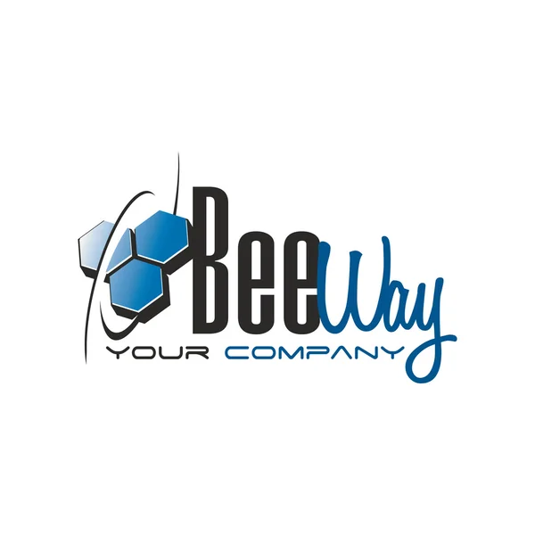 Logo beeway — Stok Vektör