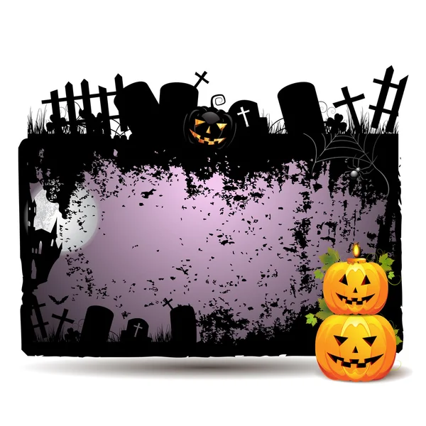 Ontwerp van de banner van Halloween — Stockvector