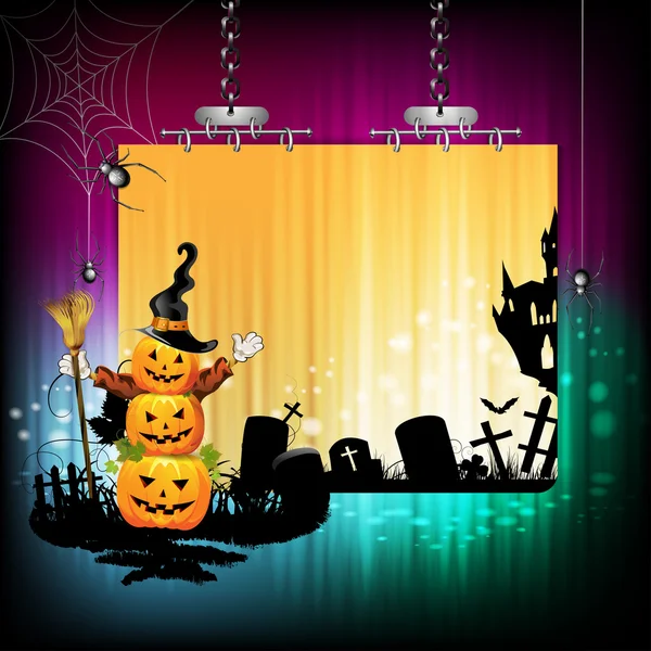 Ontwerp van de banner van Halloween — Stockvector