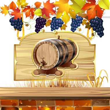 şarap için ahşap varil