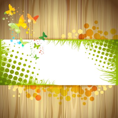 arka plan ile kelebek