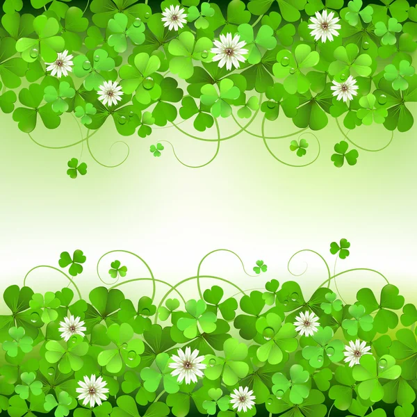 Saint Patrick 's Day bakgrund — Stock vektor