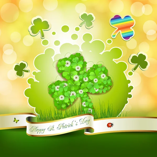 Carte de la Saint Patrick — Image vectorielle