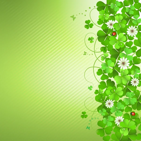 Hintergrund zum St. Patrick 's Day — Stockvektor