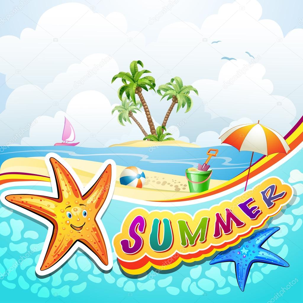 Summer beach kids Vector Art Stock Images | Depositphotos Summer beach kids Vector Art Stock Images | Depositphotos