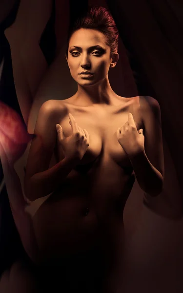 Sexy mujer desnuda — Foto de Stock
