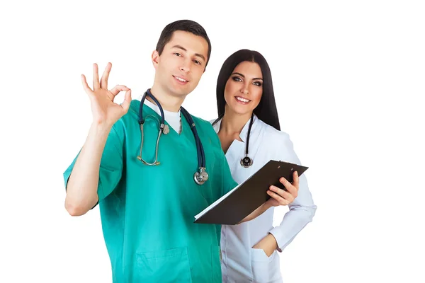 Medici professionisti in uniforme — Foto Stock