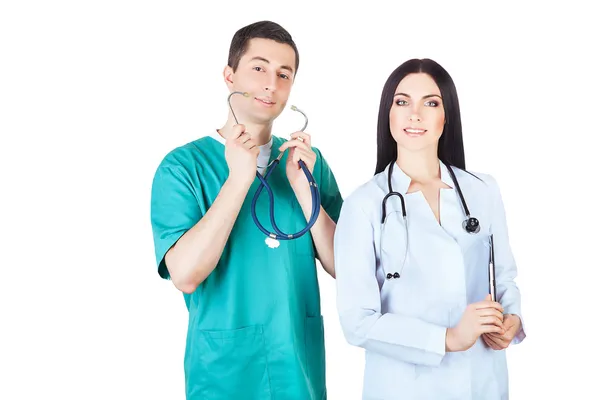 Médecins professionnels en uniforme — Photo