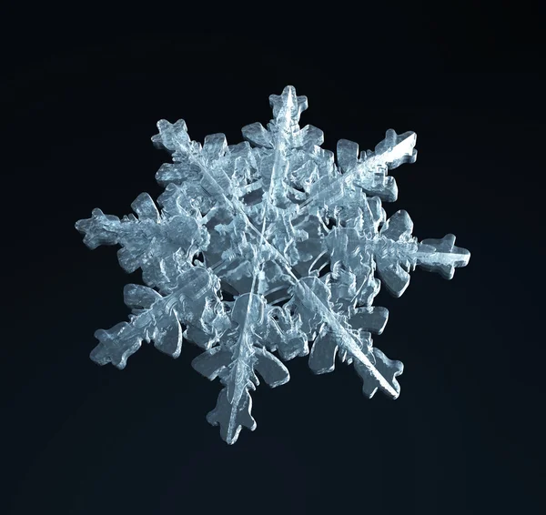 Kristal kar tanesi — Stok fotoğraf