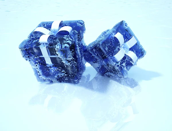 Icy gifts — Stock Photo, Image