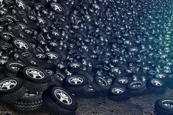 Tires background — Stock Photo, Image