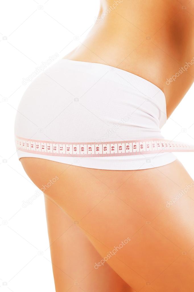 woman hips and tapemeasure