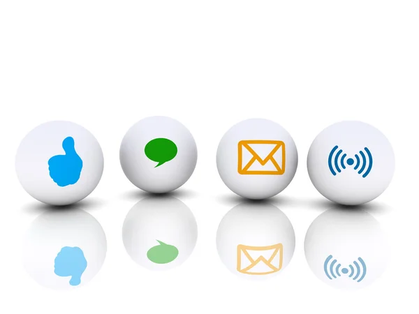 Communication icon — Stock Photo, Image