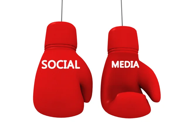 Sociala medier som spel — Stockfoto