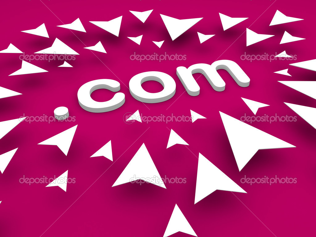 3d arrow pointing dot com