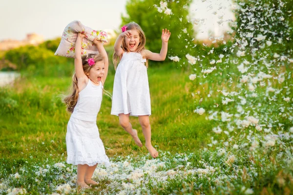 Buona infanzia. Foto Stock