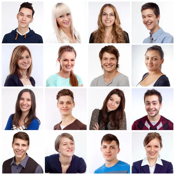 Smiling faces — Stock Photo, Image