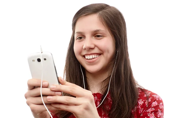 Searching on the phone — Stock Photo, Image