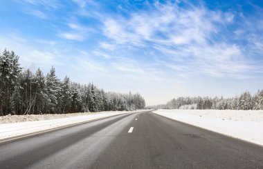 Kışın yol