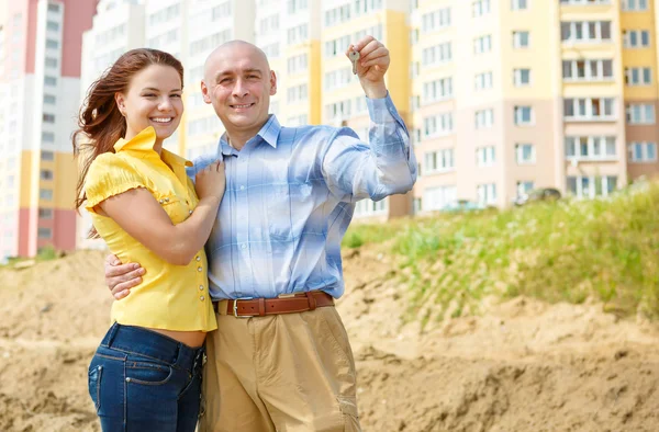 Male and female happy — Stock Photo, Image