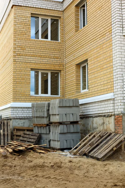 Een huis bouwen — Stockfoto