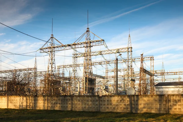 Transmission of electricity — Stock Photo, Image