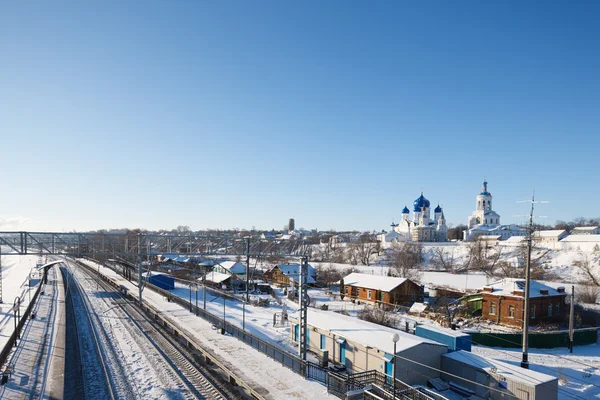 Järnvägsstation — Stockfoto